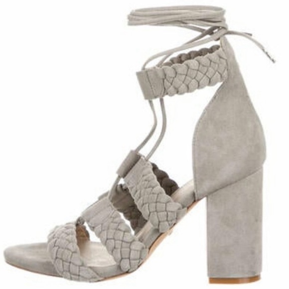 RAYE Shoes - Raye Braided Grey Heel